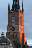 Il campanile della Chiesa dei Francescani a Stoccolma